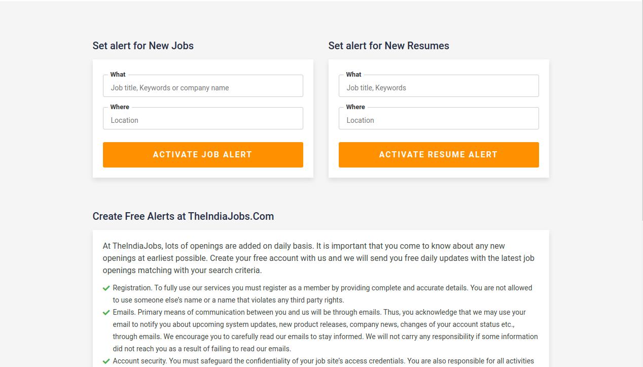 Create Job Alert TIJ